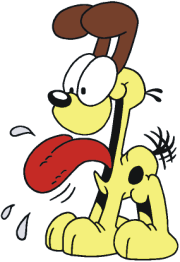 Odie the dog from Garfield
